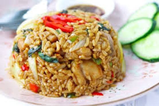 Spicy Thai Chicken with Fried Rice