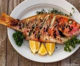 Grilled / BBQ Red Snapper (Per 100gm.)